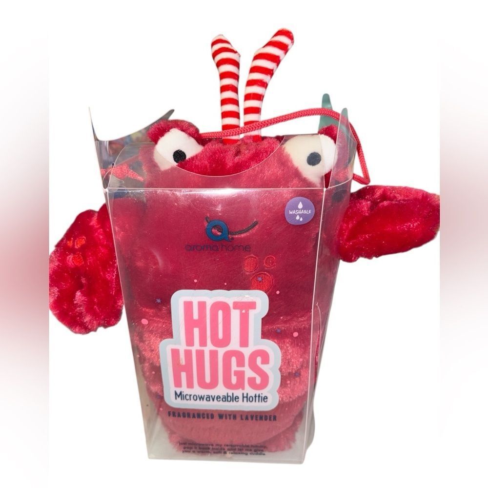 Nwt Aroma Home Red lobster Hot Hugs aromatherapy Plush